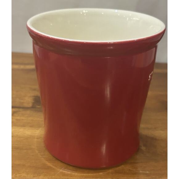 Starbucks 2009 New Bone China Red 14 oz Mug - Picture 4 of 6